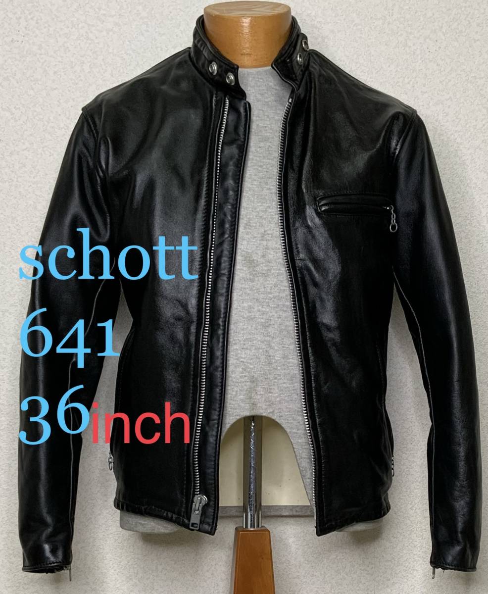 ①schott 641【36】米国製 ライダース◇ショットハーレーgpz-