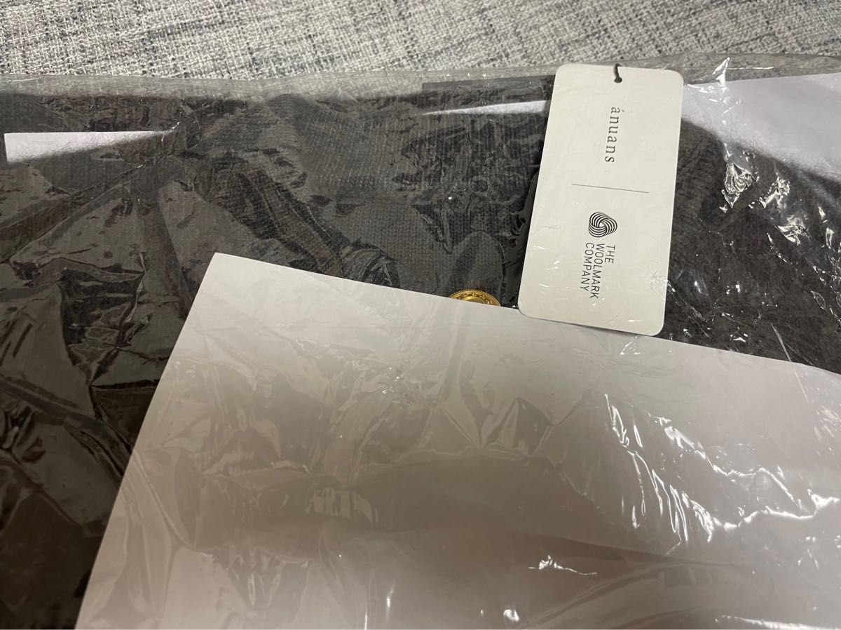 anuans ラクーンブレンドノーカラーニットジャケット 名古屋 anuans ラクーンブレンドノーカラーニットジャケット 名古屋