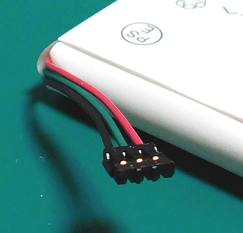 ODS PJ21 リチウムイオン電池 (3.7V/1100mAh/電池セル:Panasonic UF553450Z) [管理:KH607]_画像5