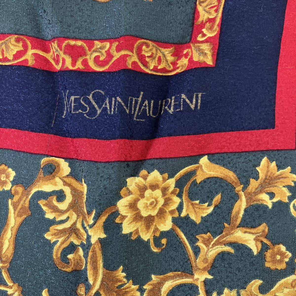 YVES SAINT LAURENT イヴサンローラン スカーフ 87×87cm|Yahoo YVES SAINT LAURENT イヴサンローラン スカーフ 87×87cm|Yahoo