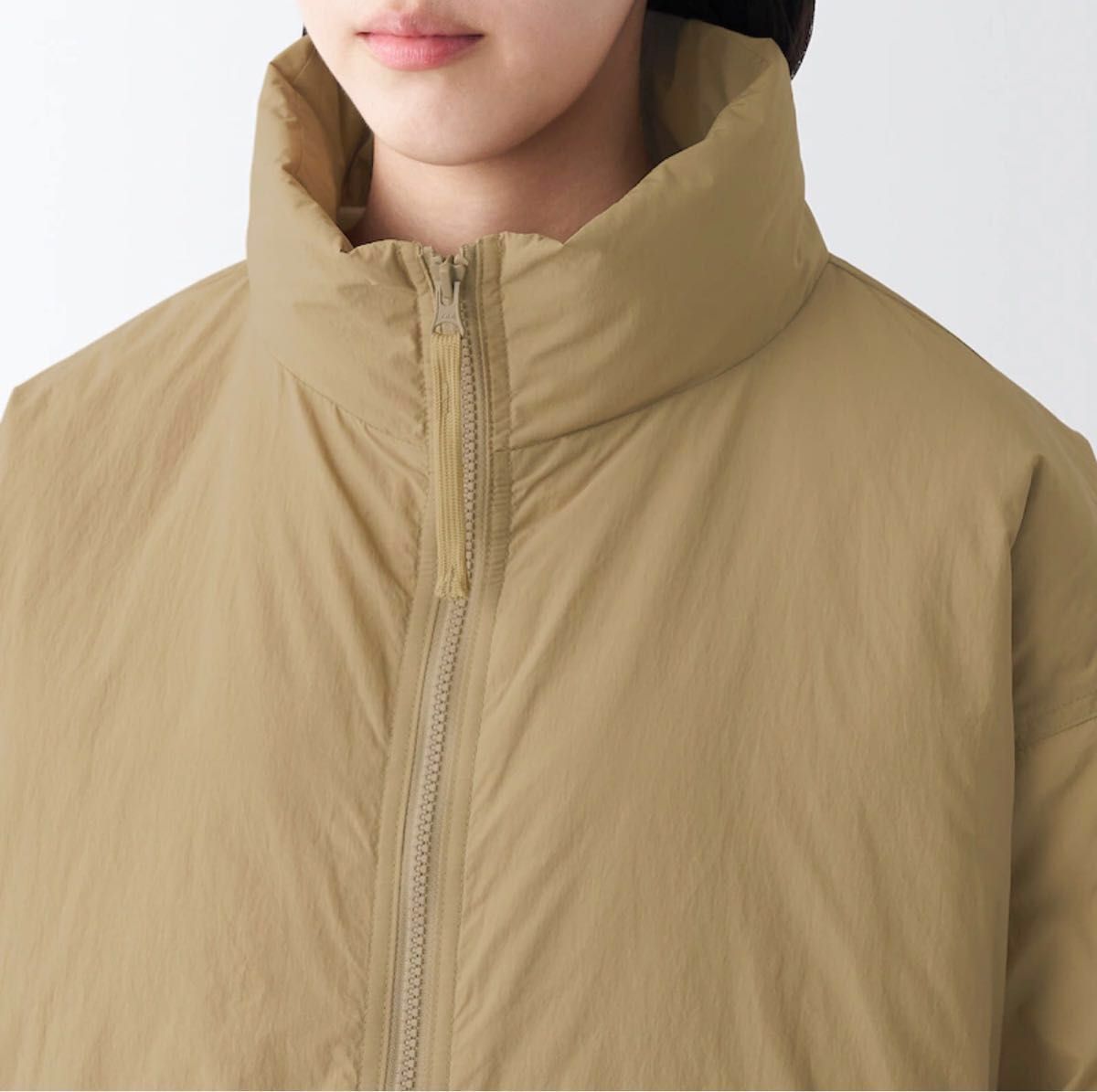 無印良品 MUJI LABO 撥水ダウンコート ベージュ Lサイズ 新品未 無印良品 MUJI LABO 撥水ダウンコート ベージュ Lサイズ 新品未