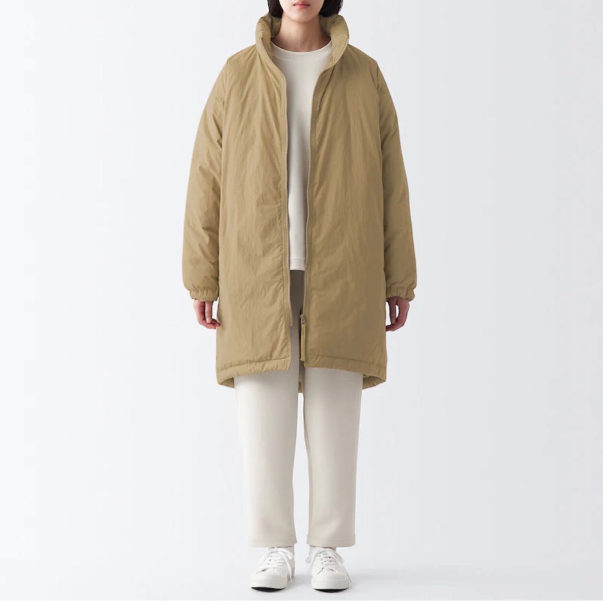 無印良品 MUJI LABO 撥水ダウンコート ベージュ Lサイズ 新品未 無印良品 MUJI LABO 撥水ダウンコート ベージュ Lサイズ 新品未
