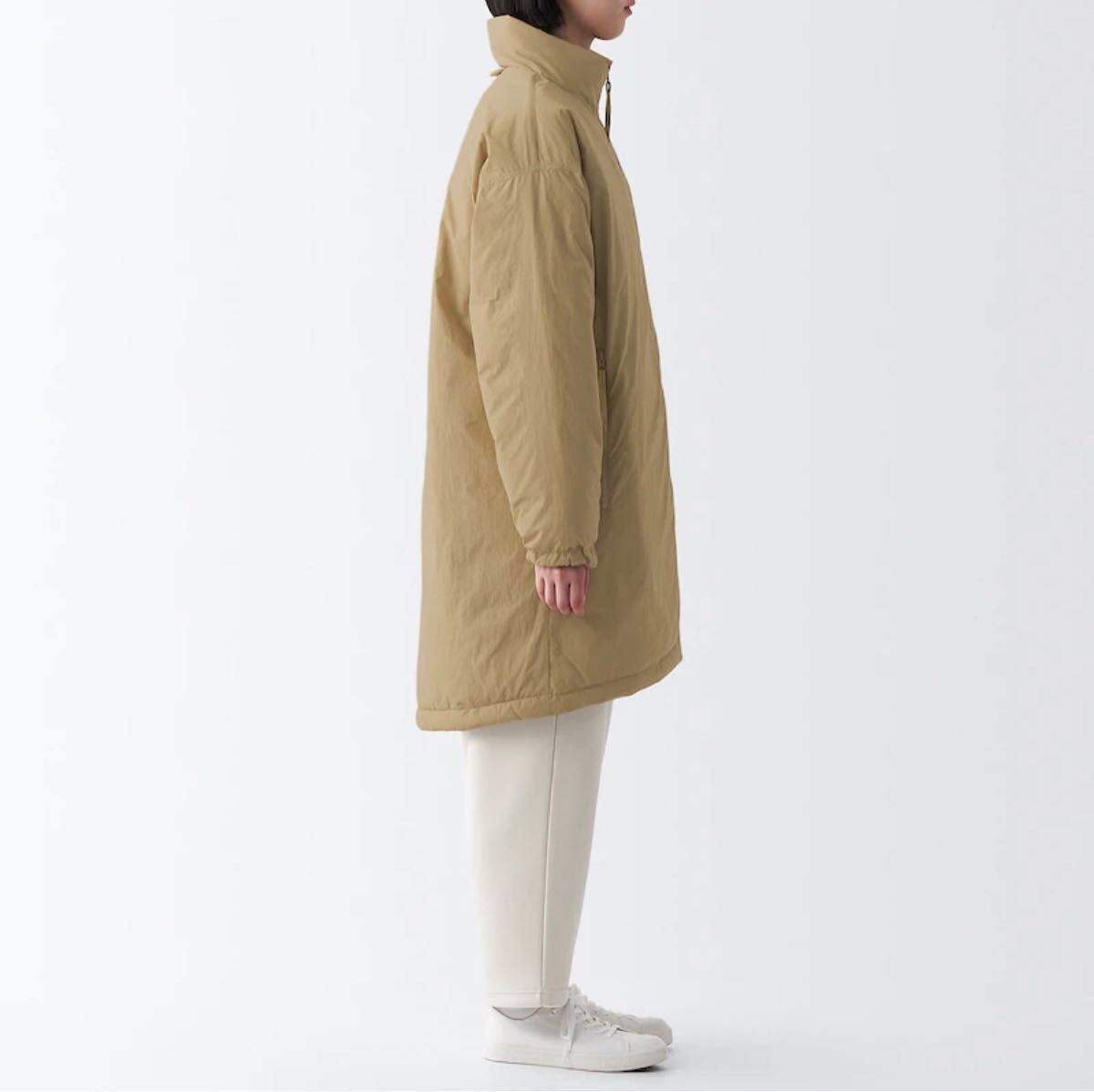 無印良品 MUJI LABO 撥水ダウンコート ベージュ Lサイズ 新品未 無印良品 MUJI LABO 撥水ダウンコート ベージュ Lサイズ 新品未