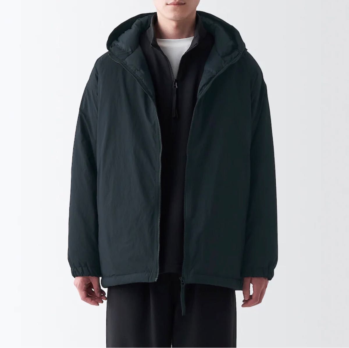 無印良品 MUJI LABO 撥水フード付きダウンジャケット ブラック XLサイズ 新品未使用 無印良品 MUJI LABO 撥水フード付きダウンジャケット ブラック XLサイズ 新品未使用