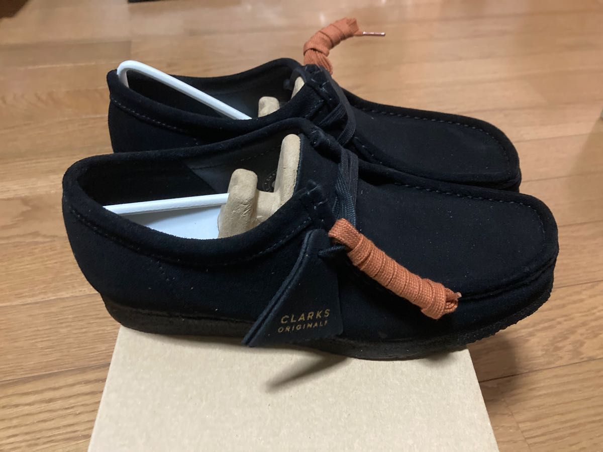 Clarks Wallabee クラークス ワラビー ブラック スエード モカシン UK7