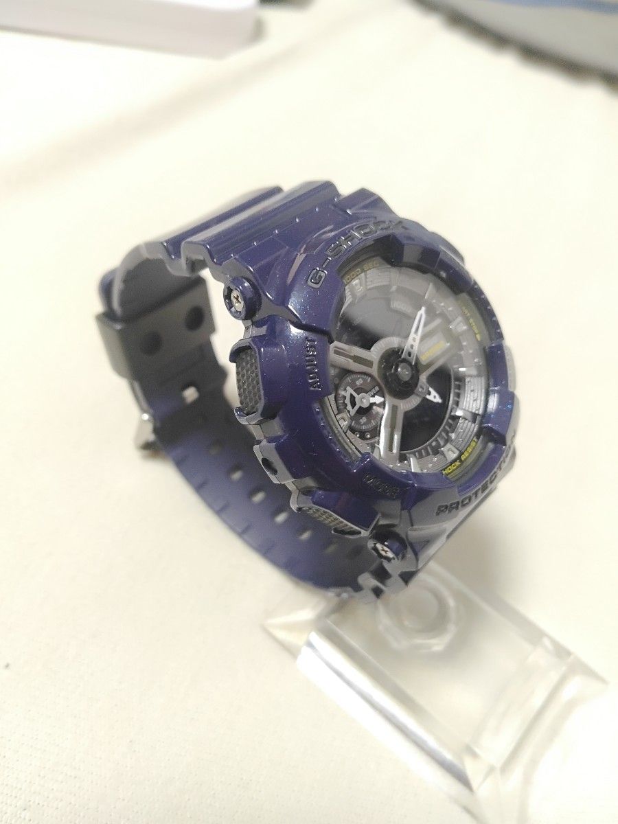 レアカラー 美品 CASIO G-SHOCK メタリックダークブルー GMA-S110