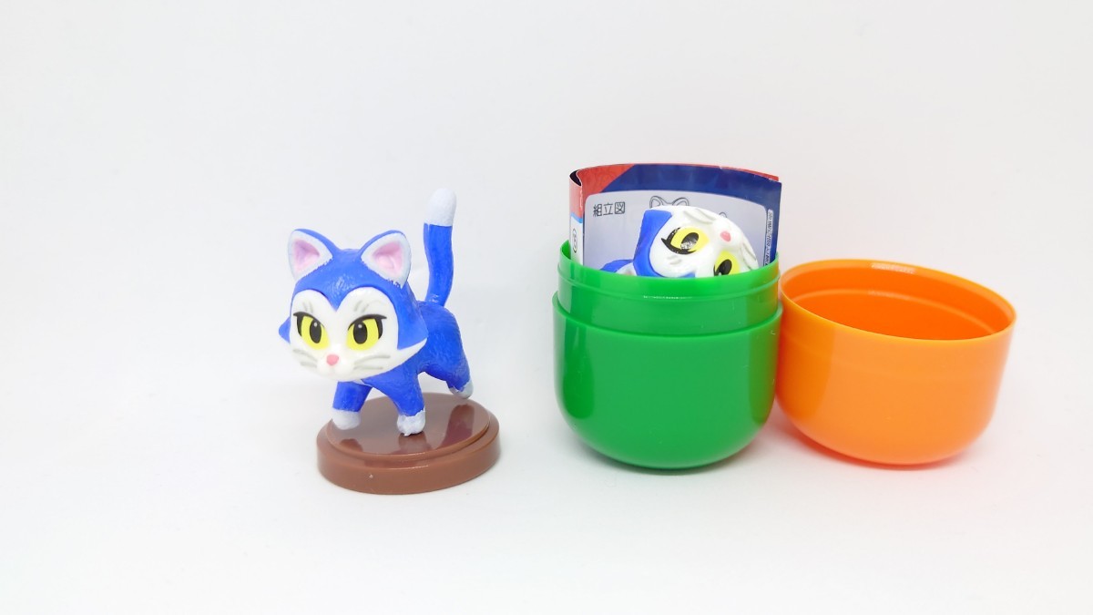 チョコエッグ スーパーマリオ 3Dワールド+F 子ネコ　青 フィギュア Nintendo mario 任天堂 フューリー FURY 子ねこ_画像1