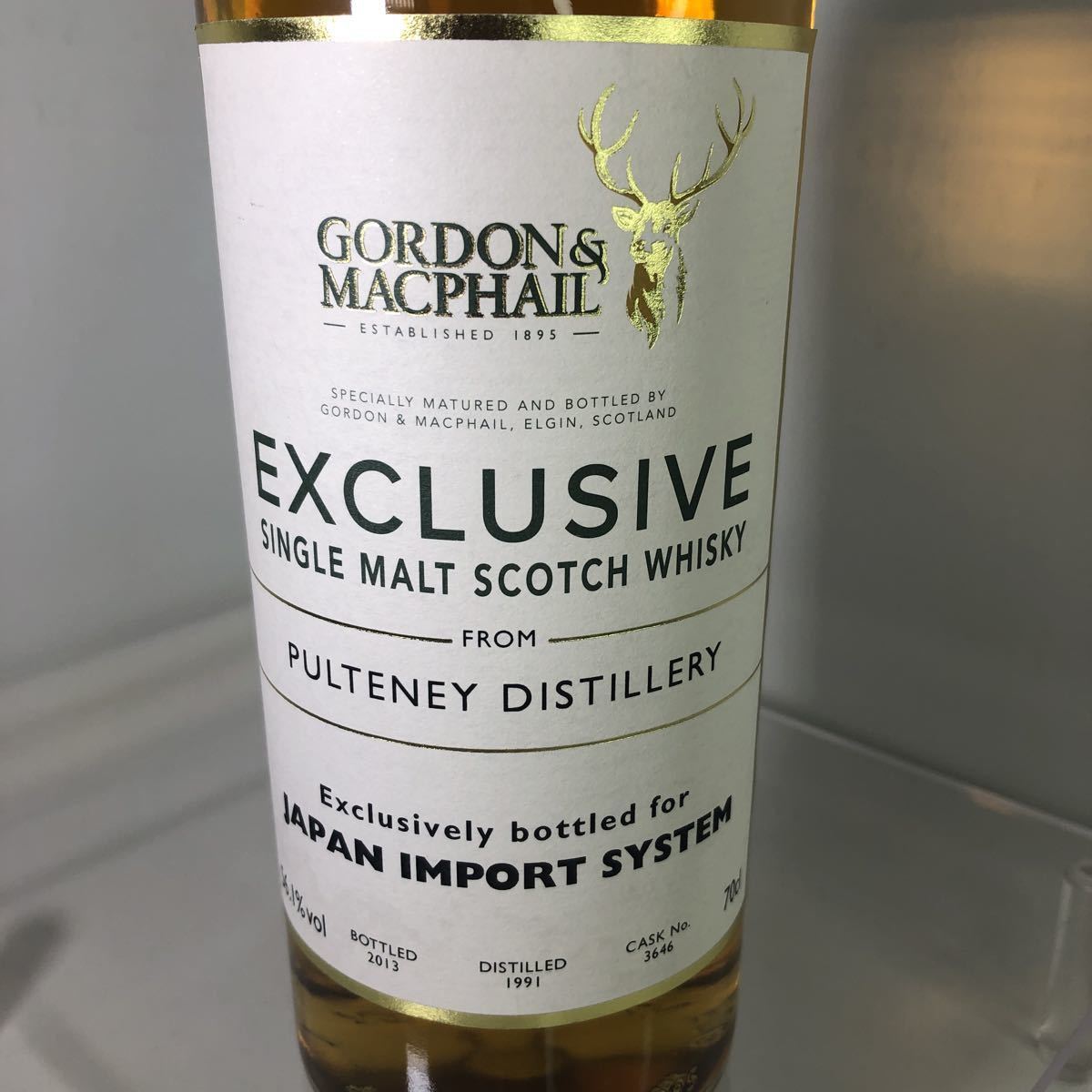 古酒 GORDON & MACPHAIL EXCLUSIVE SINGLE MALT SCOTCH WHISKY PULTENEY ゴードン マクファイル プルトニー 22年 1991-2013 56.1%_画像5