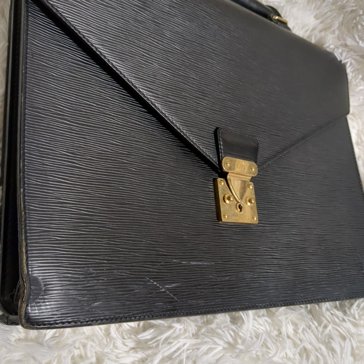 LOUIS VUITTON ビジネスバッグ エピ ブラック M54412 Yahoo!フリマ(旧)-