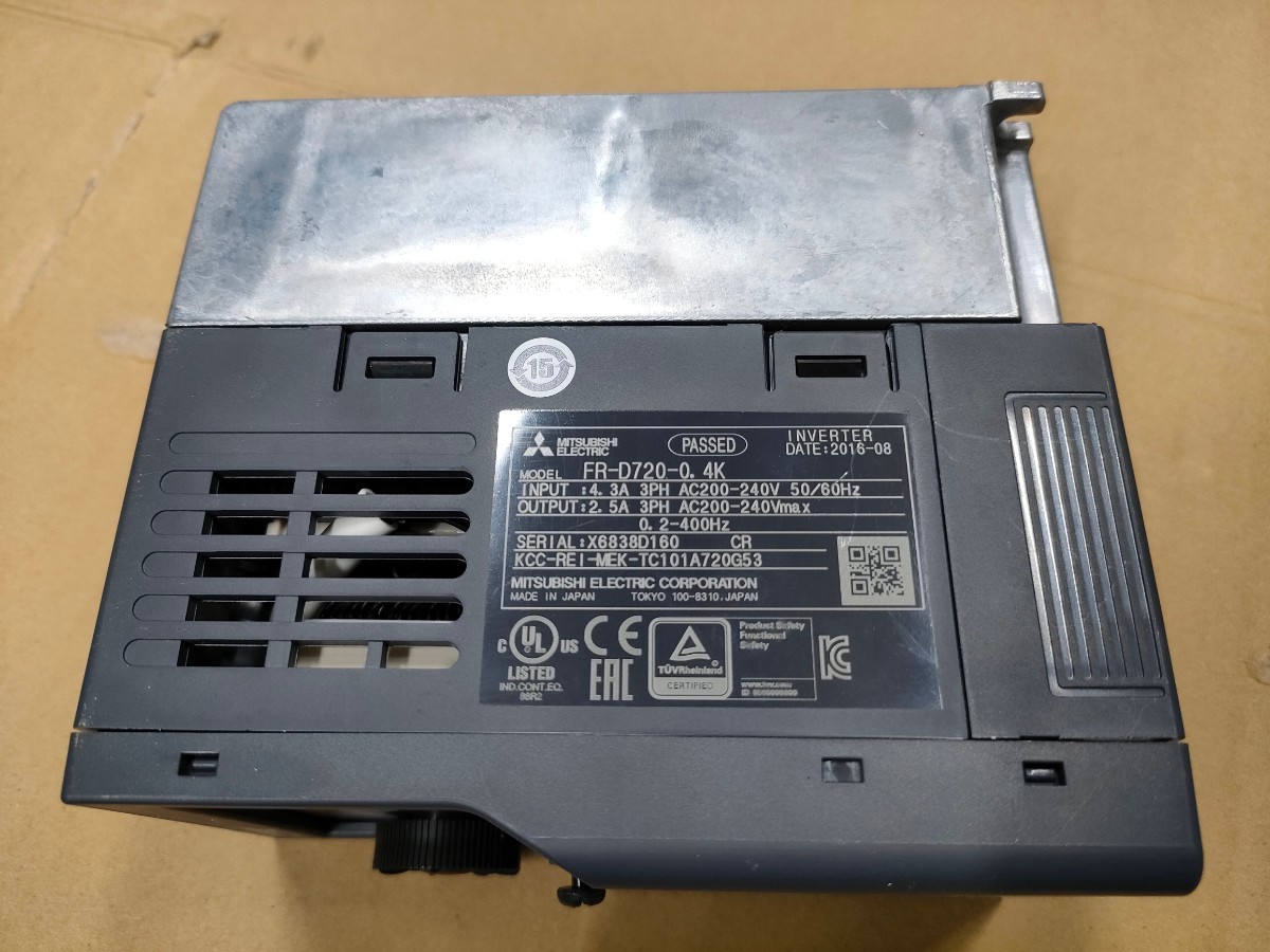 三菱電機 インバータ FR-D720-0 4K MITSUBISHI 三菱 三菱 三菱電機 インバータ FR-D720-0 4K MITSUBISHI 三菱 三菱