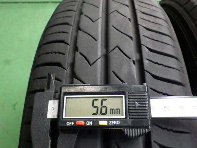 TOYO SD-k7 155/65R14 75S タイヤ2本 22年 5.6mm 【管理番号 9215 RB3-301】中古 【小物】の画像8