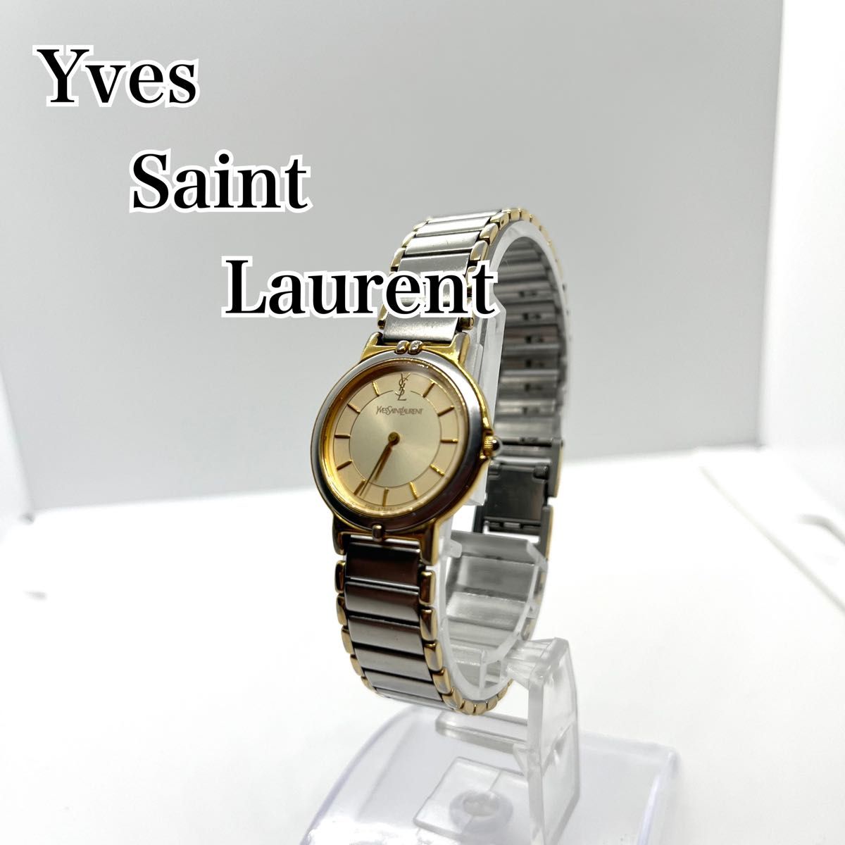 【美品】稼動品 Yves saint Laurent 腕時計