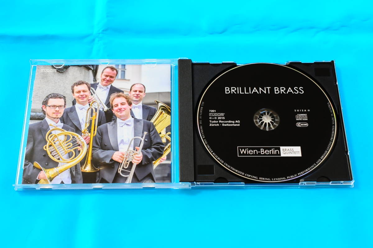 【美品】Wien-Berlin BRASS QUINTETT／ブリリアント・ブラス BRILLIANT BRASS [TUDOR 7201]【ウィーン=ベルリン・ブラス・クインテット】_画像3