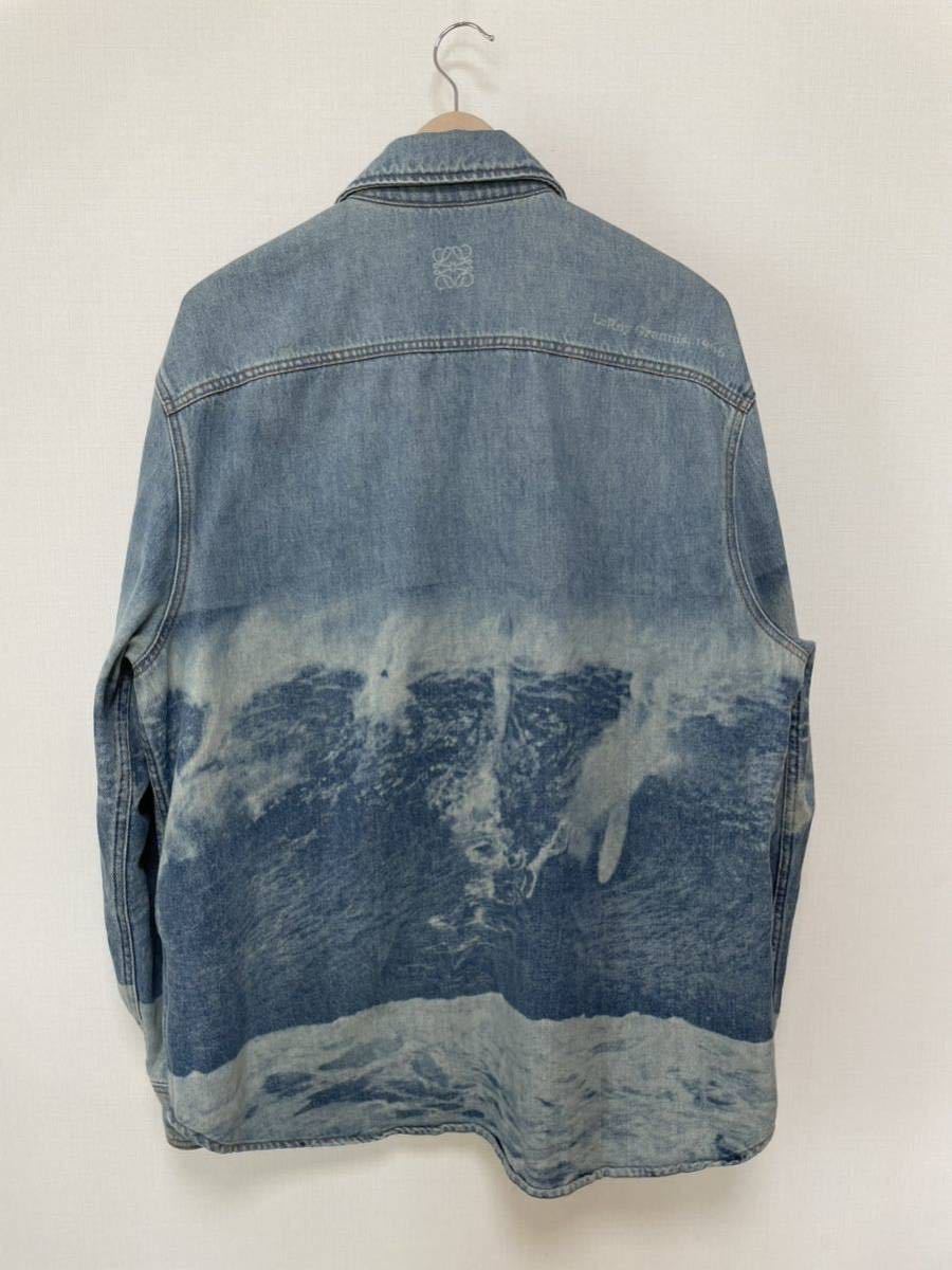 22SS LOEWEロエベ パウラズ デニム シャツジャケット48-