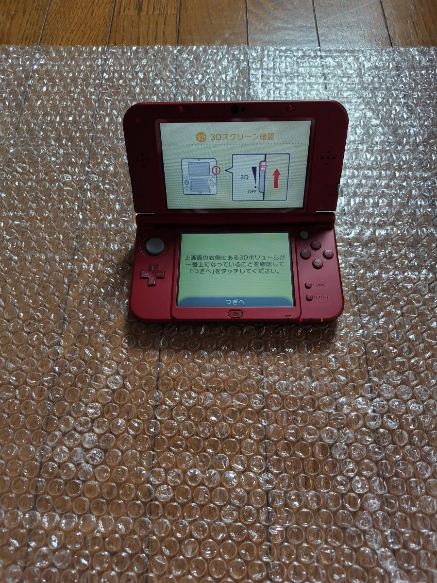 New ニンテンドー3DS LL new NINTENDO 3DS LL メタリック レッド+おまけの充電器