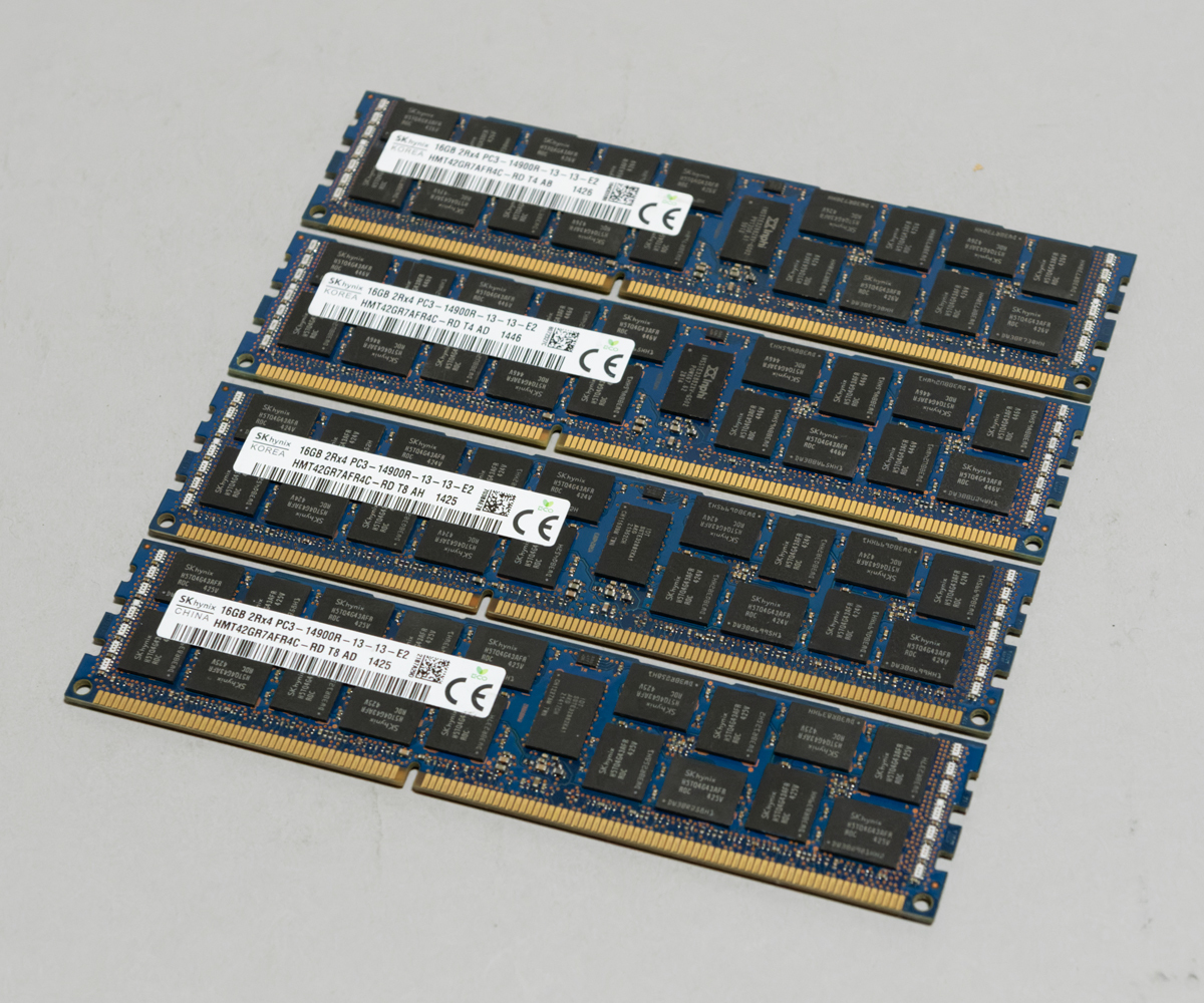 1866MHz 16GB 4枚組 合計 64GB MacPro用メモリー 2013 モデル用 240pin DDR3 14900R RDIMM 2009 2010 2012 Z620 Z820 動作確認済 #1029C_画像1
