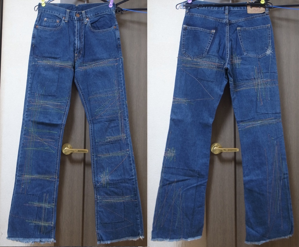 ≡HYSTERIC　GLAMOUR≡ステッチJEANS≡美品