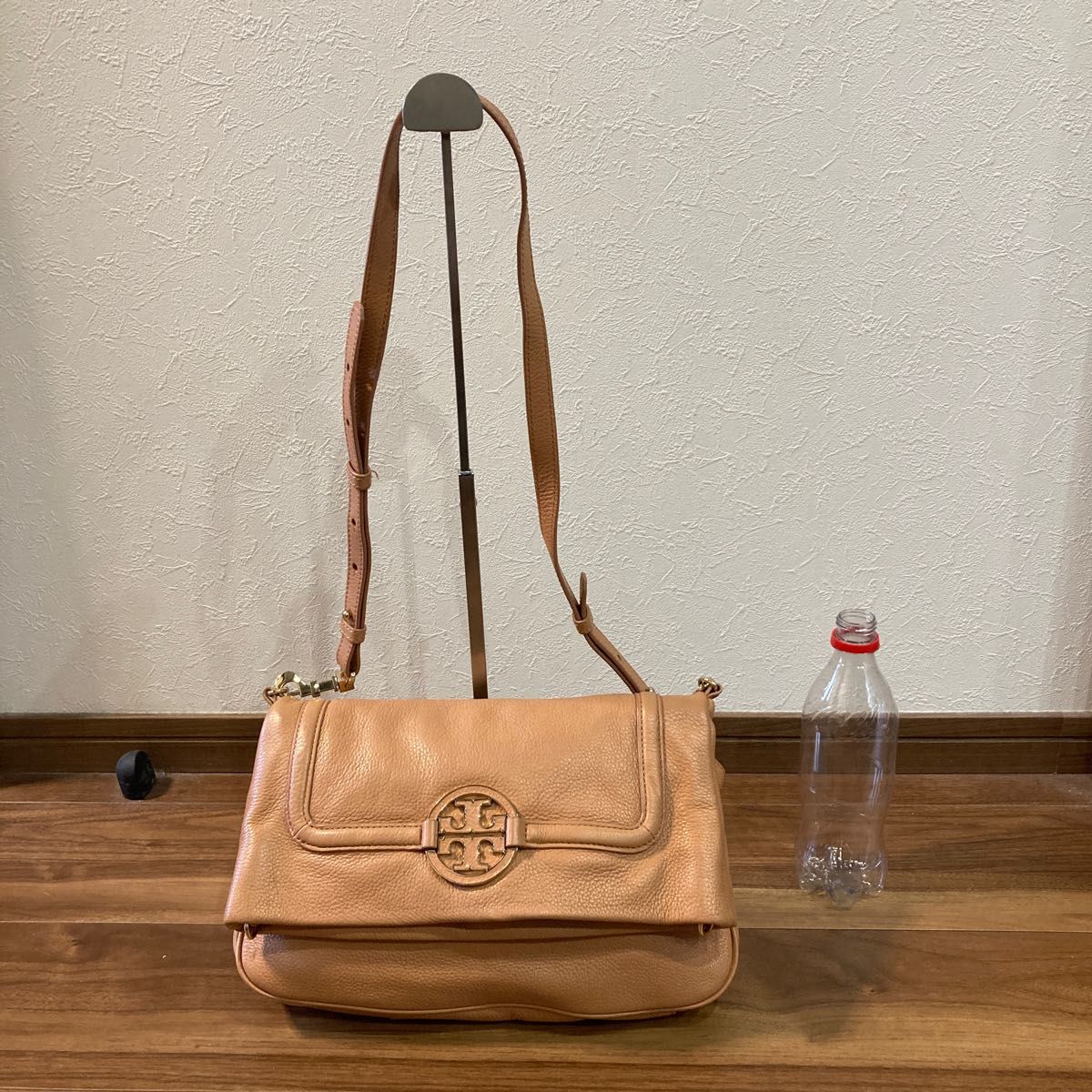 3way】Tory Burch トリーバーチ ショルダーバッグ ブラックレザー-