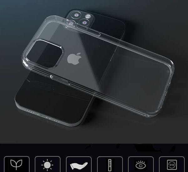 送料無料　iPhone14 用ケース クリア 透明 tpu シリコン スリム 薄型 ソフト スマホケース 耐衝撃 黄変防止 一体型 人気 携帯カバー_画像8