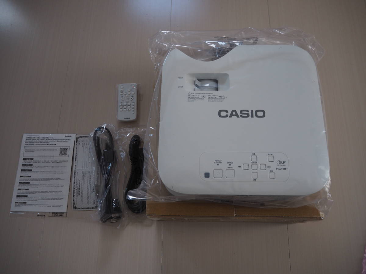 【新品未使用】Casioカシオ データプロジェクター XJ-F211WN アドバンスドモデル 無線対応 3500ルーメン_画像1
