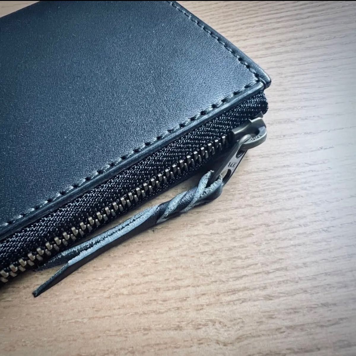 RUBATO&CO. カードが立つ長財布 SMITH ブラック 栃木レザー
