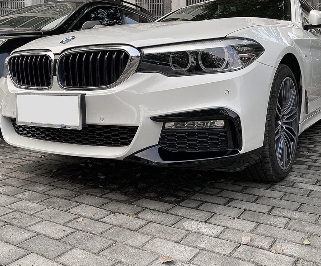 BMW G30　525i 530i　Mスポーツ　前期 2018-2020年式 車種専用 ABS製　艶出しブラック　フロントバンパー スプリッター 　左右2個_画像4