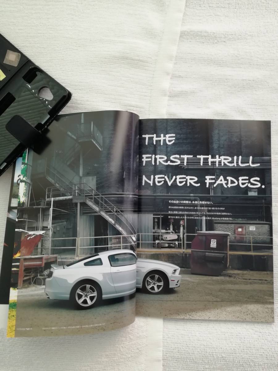 * Ford Mustang Ford MUSTANG not for sale sheets number limitation sticker attaching catalog not for sale beautiful goods 1 point only exhibition USA Mustang po knee super-rare 