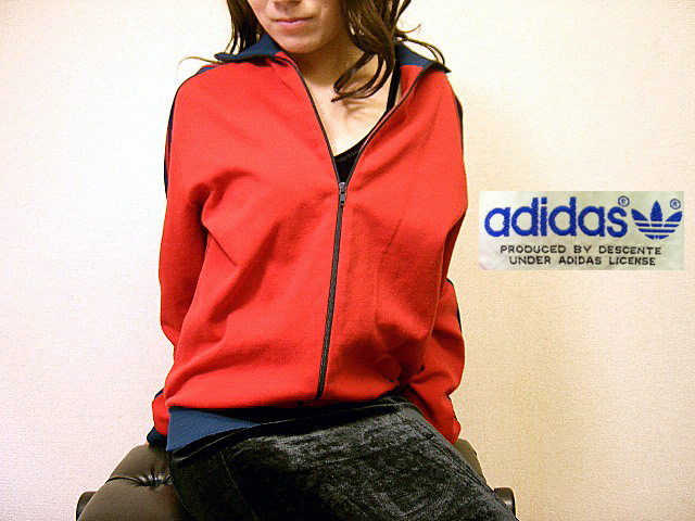 †70S 80S adidas Vintage 西ドイツ DESCENTE old school デサント トレフォイルロゴ後期 アディダス ヴィンテージ トラックジャケット ♂_画像9