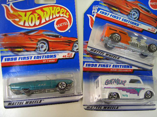 †1990S Hot Wheels Vintage FIRST EDITIONS FORD V8 357 ラジオフライヤー ウィンナーモービル 未開封 入手困難 ファーストエディション♂