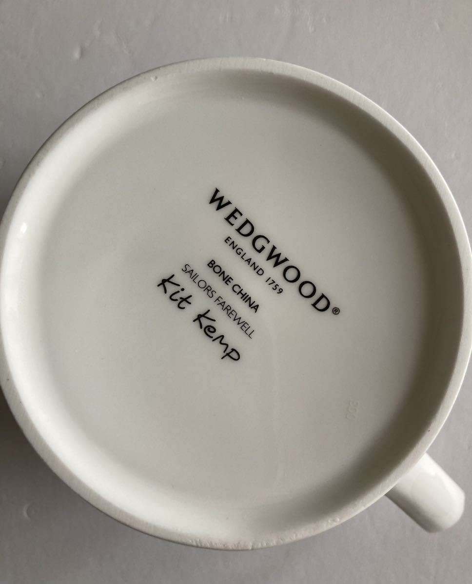 新品未使用◆WEDGWOOD ウェッジウッド　マグカップ　セイラーズ　フェアウェルby Kit Kemp 360ml_画像9