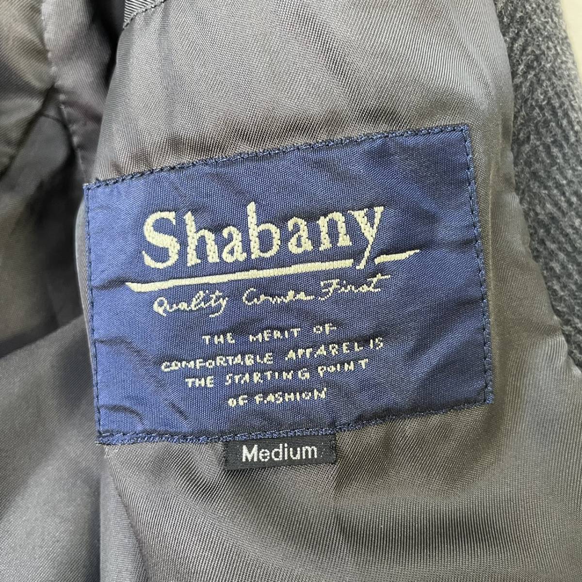 ◎極美品◎ Shabany【超ロング・圧巻のヘリンボーン・カシミヤ】チェスターコート XL相当 ヴィンテージ アーカイブ メンズ アウター 上着_画像8