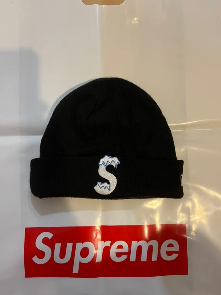 Supreme New Era S Logo Beanie シュプリーム ニューエラ エスロゴ ビーニー ニットキャップ　slogo ビーニー　 newera ブラック　snow 雪