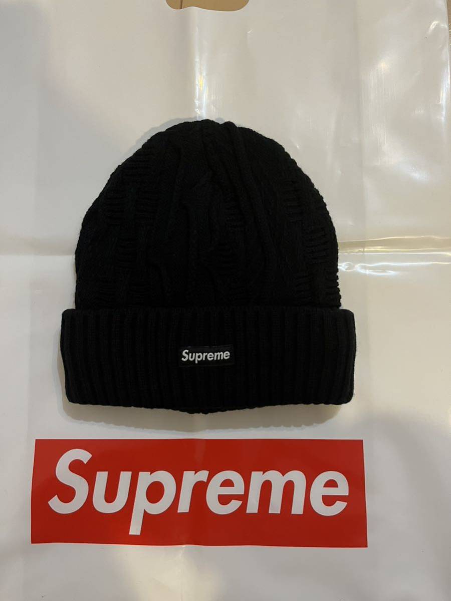 Supreme 13AW Cosby Beanie Black シュプリーム　ビーニー　ニット帽　ニットキャップ BLACK 黒_画像1