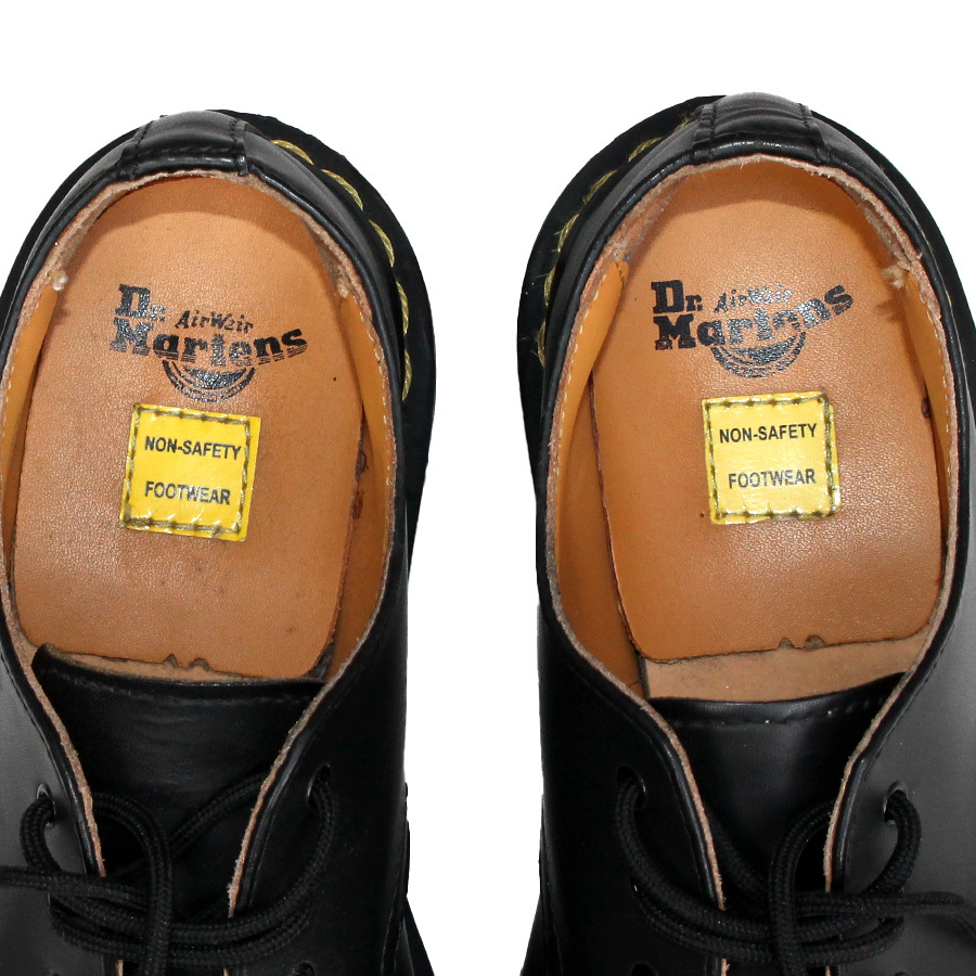 スチールトゥ★Dr.MARTENS ドクターマーチン★3ホールシューズ UK6＝25 CORE 1925 3EYE SHOE ブラック AW006 i-488_画像6