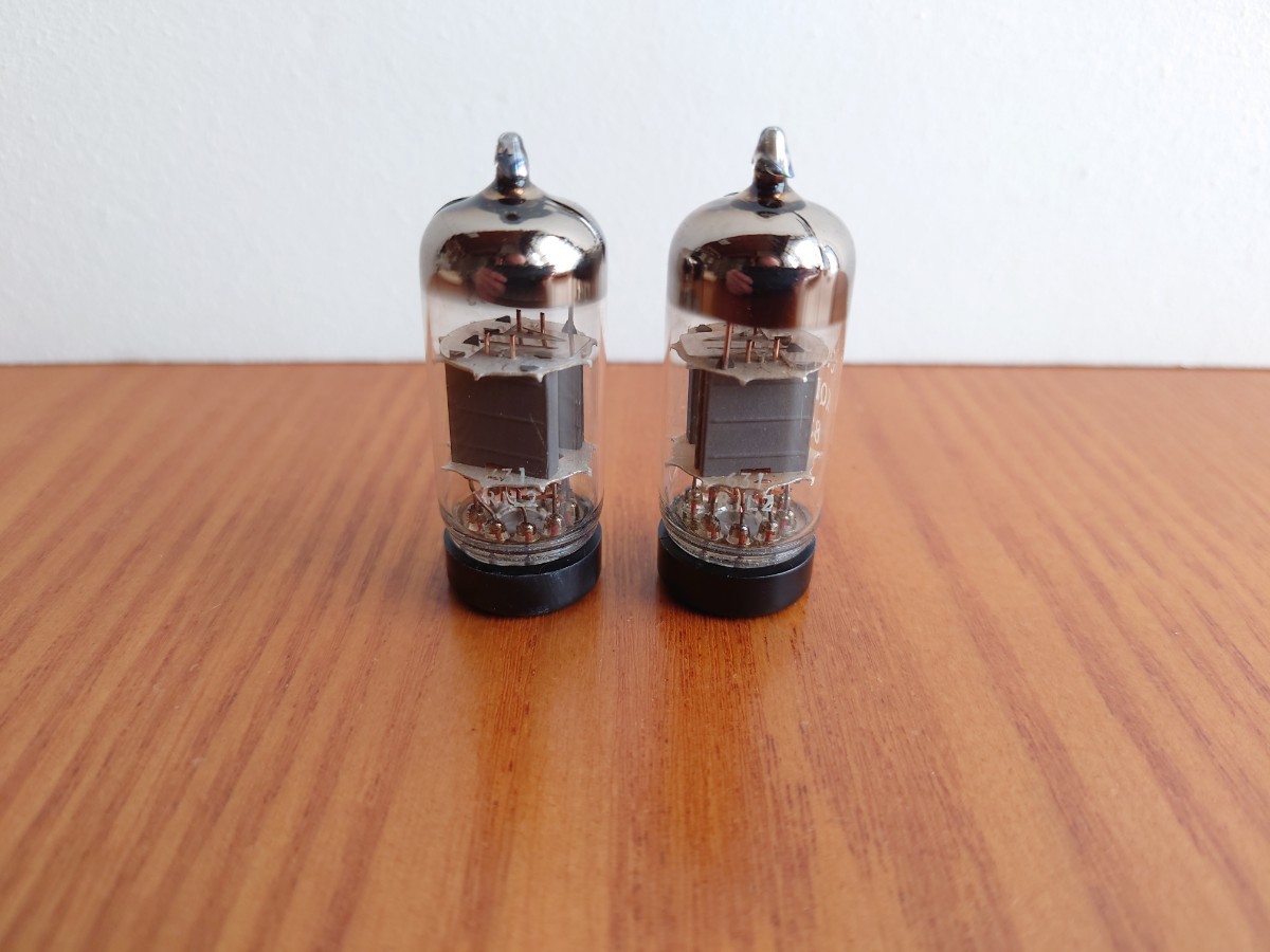 【NOS】Mullard　CV4003（ECC82、12AU7） 2本　軍用管　高信頼管　ボックスプレート_画像7