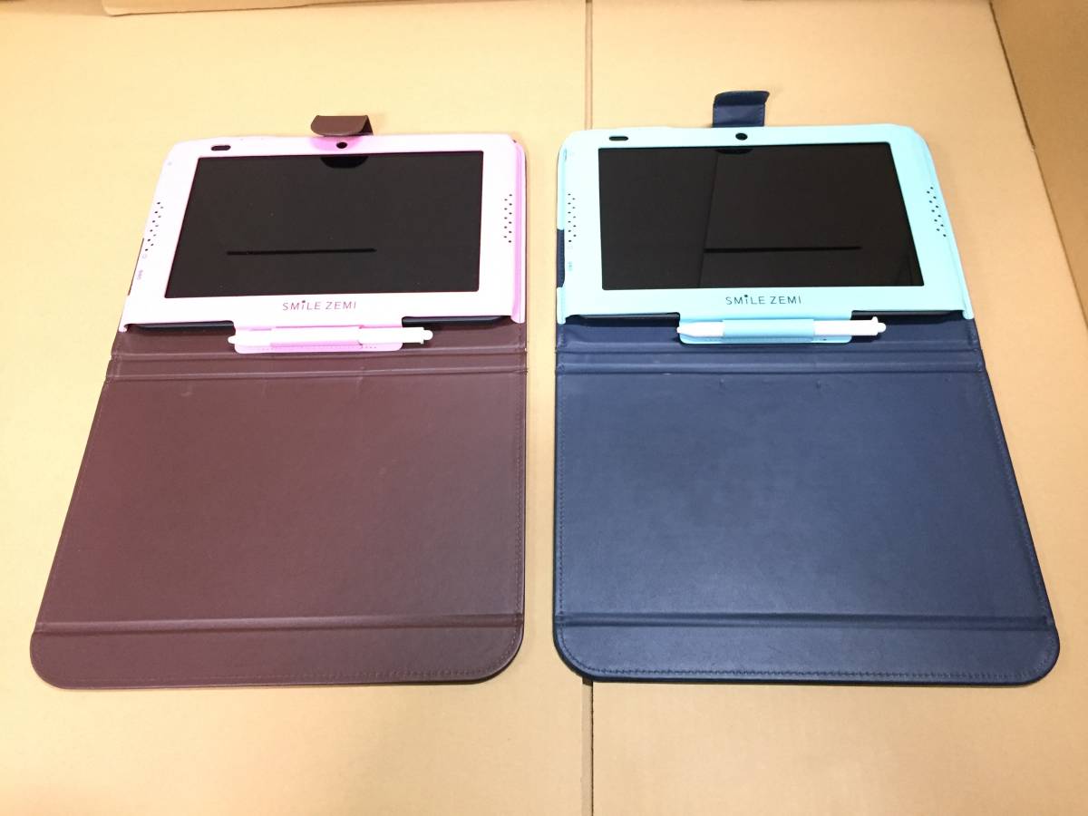スマイルゼミ タブレット JUST SYSTEMS SZJ-JS202 赤 青 2台の入札履歴