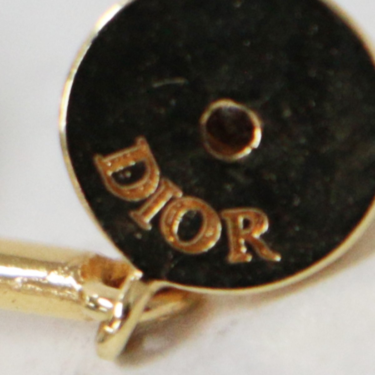 セール特価 Christian 美品 Dior ブランド トライバルピアス ABCDior