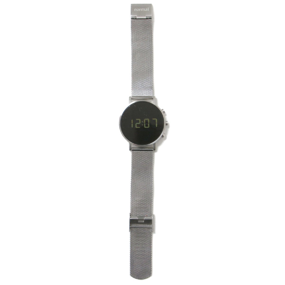 Normal Timepieces ノーマル タイムピーシーズ 腕時計 ウォッチ デジタル シルバー ラウンド 液晶 TOKIJI トキジ おしゃれ シンプル