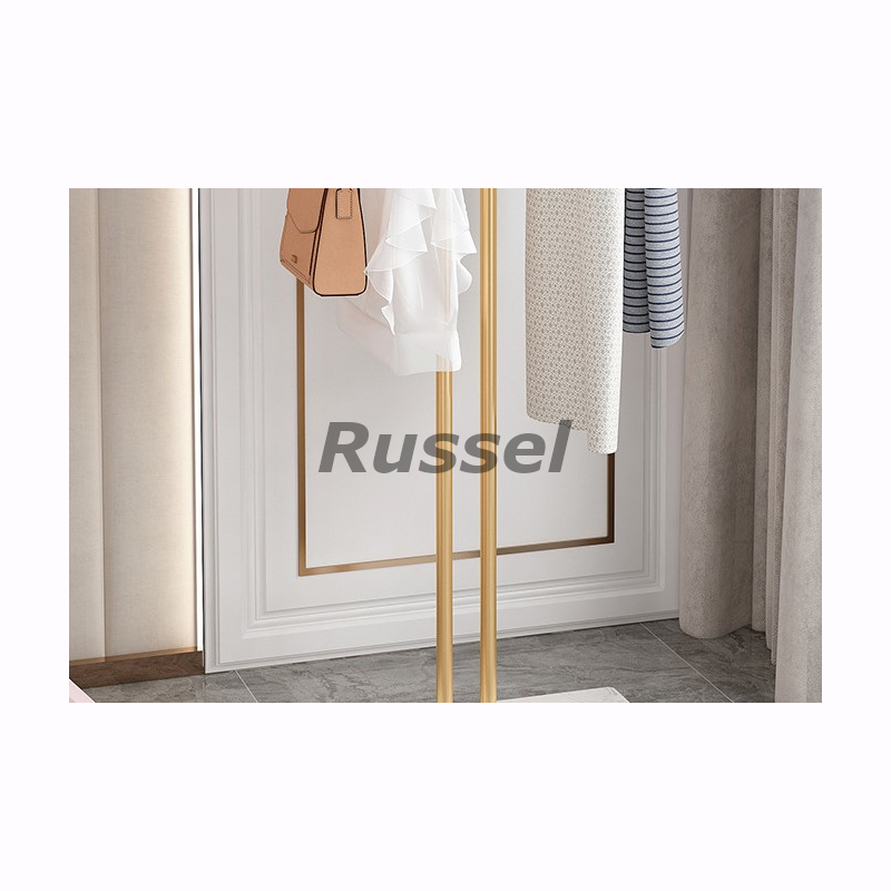  hanger rack L character type Northern Europe luxury strong withstand load stylish interior coat hanger ko- truck compact Gold 