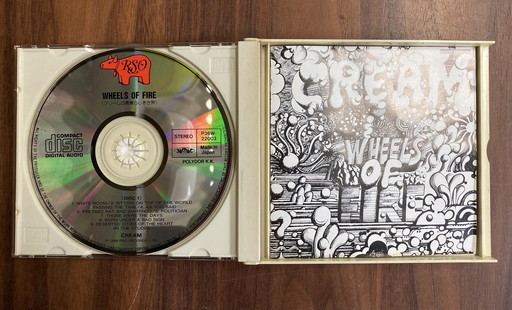 【に-10-17】Cream CD 5枚まとめ 名盤多数 クリーム UK イギリス ROCK ロック Eric Clapton Ginger Baker Jack Bruce 再生未確認_画像3