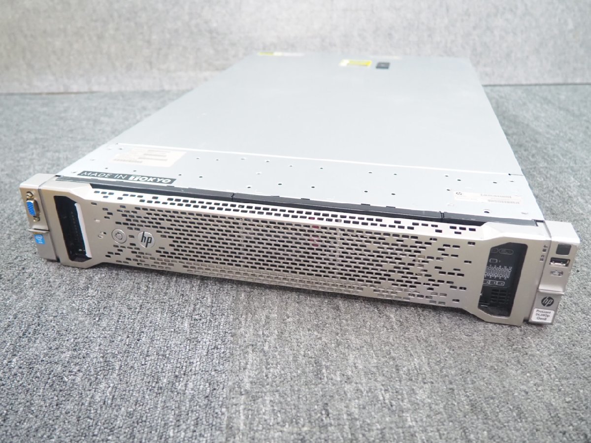 [S185] ☆ 8コア！×2個！高性能サーバー ☆ hp ProLiant DL380p Gen8　8C Xeon E5-2690 2.90GHz×2/64GB/146GB×2/RAID (P420i) ☆_画像1