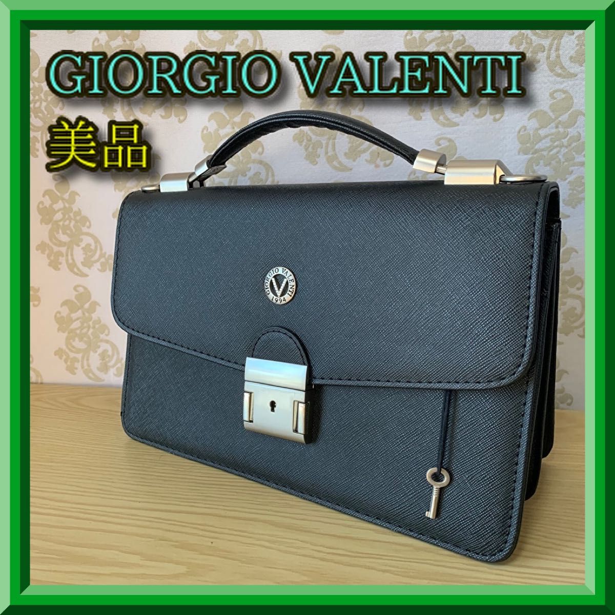 美品 GIORGIO VALENTI ビジネスバッグクラッチバッグレザー 本皮 美品 GIORGIO VALENTI ビジネスバッグクラッチバッグレザー 本皮