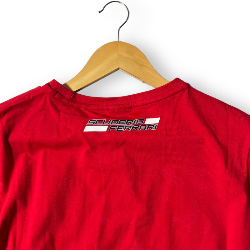 新品 PUMA プーマ Scuderia Ferrari フェラーリコレクション ストレッチ レプリカシャツ チームTシャツ 763033 L 春夏 メンズ ◆B632b_画像8