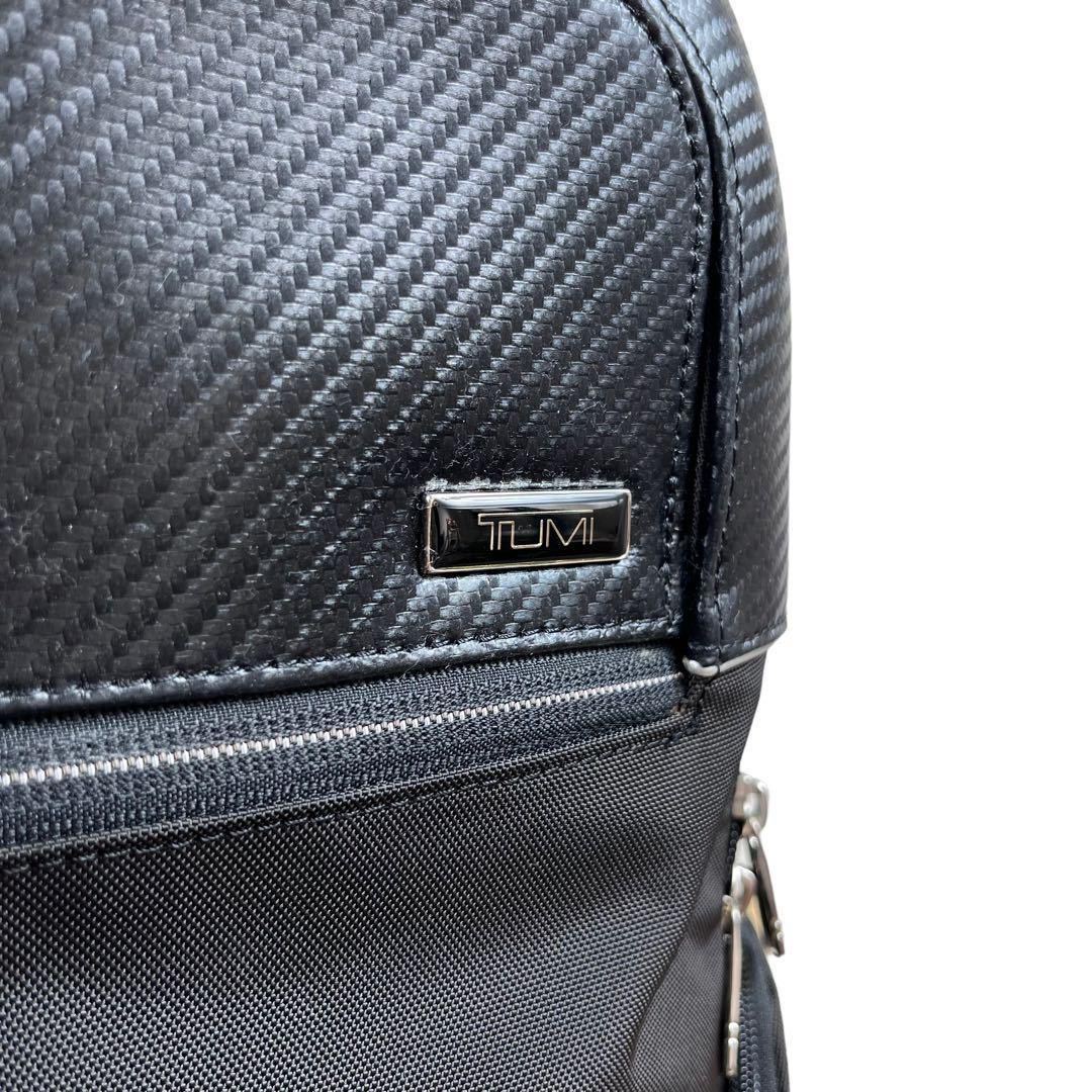 【美品】 TUMI COLLET カーボン リュック ビジネスバッグ　30380DO レア_画像9