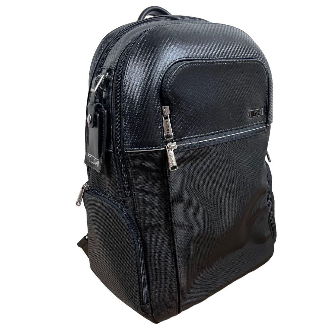 【美品】 TUMI COLLET カーボン リュック ビジネスバッグ　30380DO レア_画像3