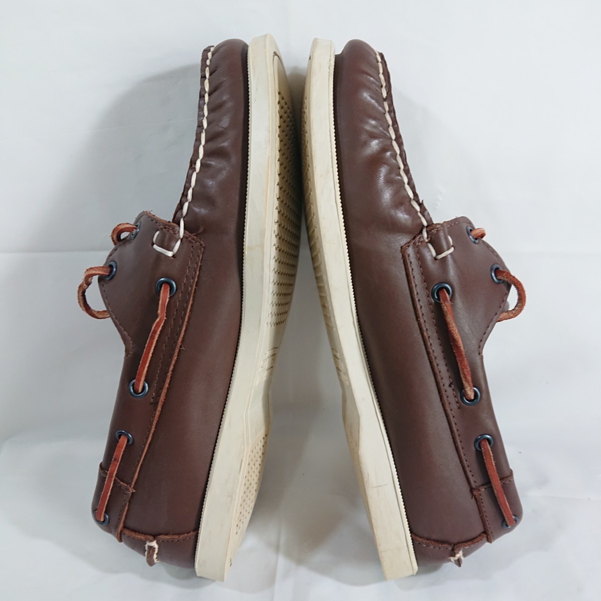 #sebago/ собака размер / deck shoes / чай кожа /us9 половина M(Middle)/27.5.D with / мокасины /SEBAGO