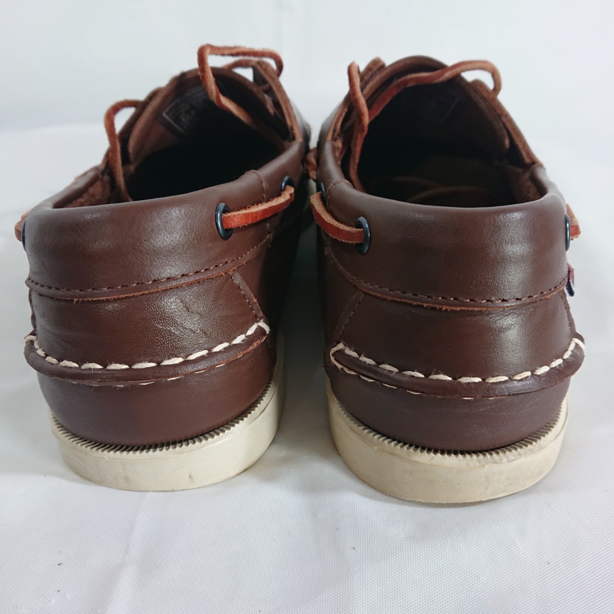 #sebago/ собака размер / deck shoes / чай кожа /us9 половина M(Middle)/27.5.D with / мокасины /SEBAGO