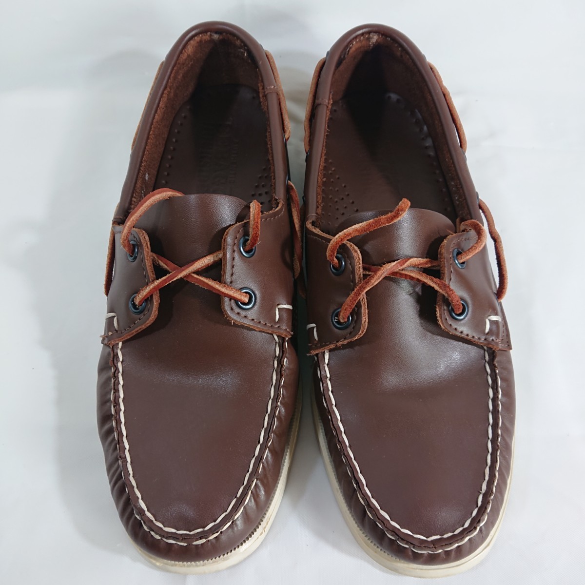 #sebago/ собака размер / deck shoes / чай кожа /us9 половина M(Middle)/27.5.D with / мокасины /SEBAGO