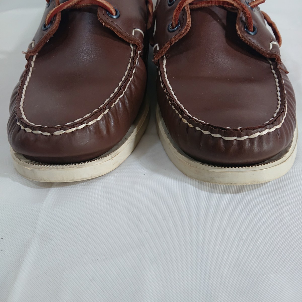 #sebago/ собака размер / deck shoes / чай кожа /us9 половина M(Middle)/27.5.D with / мокасины /SEBAGO