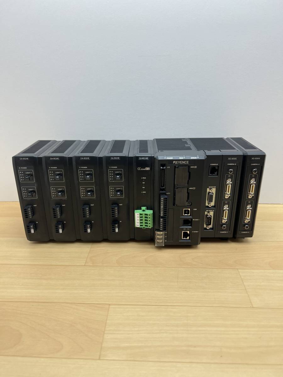 XG-8500 +XG-E800 + CA-NCL10E +CA-DC21E x4 キーエンス 管理番号